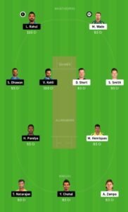 AUS vs IND 3rd T20 Dream11 Team Prediction for today match