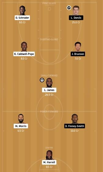 LAL vs DAL dream11 team prediction