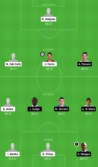 LIL vs PSG Dream11 Team Prediction