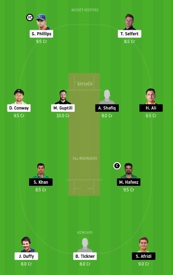 NZ vs PAK 1st T20 dream11 fantasy cricket prediction