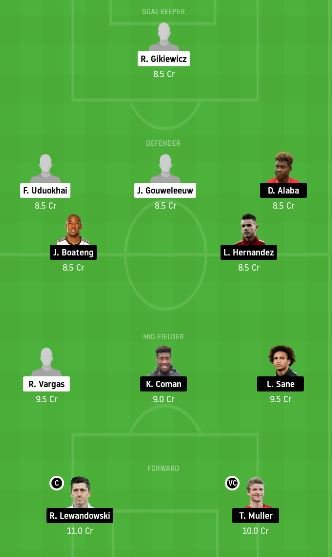 AUG vs BAY Dream11 Team fantasy Prediction