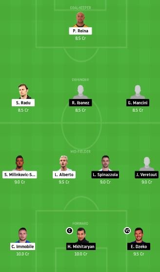 LAZ vs ROM Dream11 Team fantasy Prediction