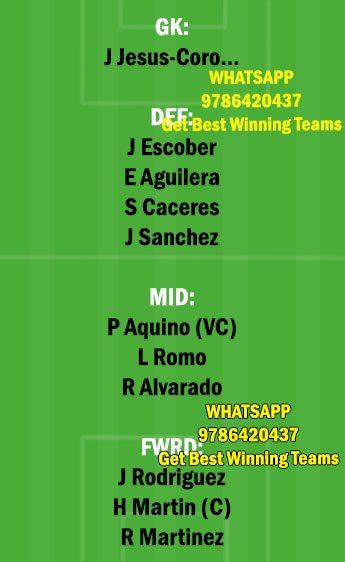 AME vs CRU Dream11 Team fantasy Prediction Mexican League