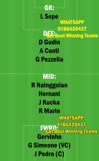 CAG vs PAR Dream11 Team fantasy Prediction Serie A