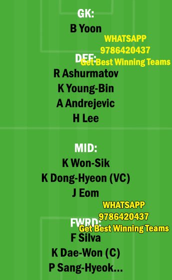 GNGW vs GWN Dream11 Team fantasy Prediction Korean League