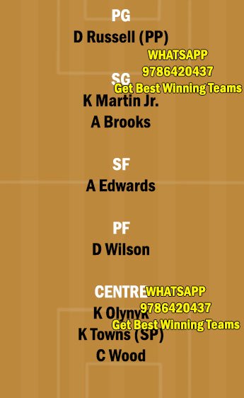 HOU vs MIN Dream11 Team fantasy Prediction NBA