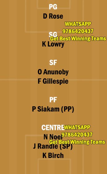 NYK vs TOR Dream11 Team fantasy Prediction NBA