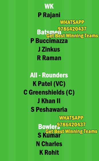 OEI vs OCC 33rd Match Dream11 Team fantasy Prediction Fancode Portugal T10