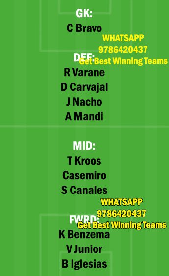 RM vs RB Dream11 Team fantasy Prediction LaLiga Santander