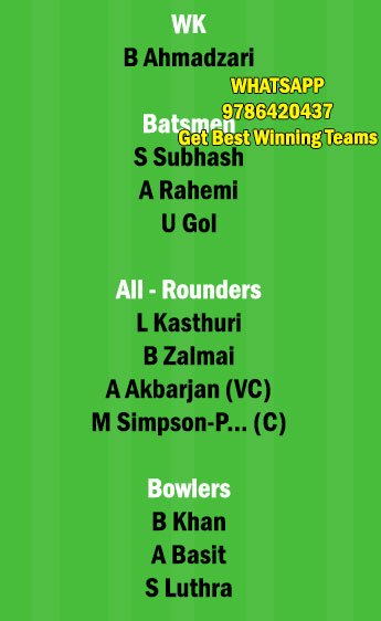 VCC vs CRC 31st Match Dream11 Team fantasy Prediction Fancode ECS T10 Vienna