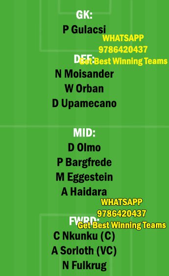 WBN vs LEP Dream11 Team fantasy Prediction DFB Pokal