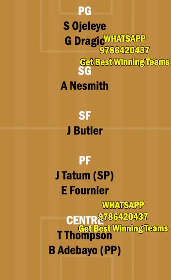 BOS vs MIA Dream11 Team fantasy Prediction NBA