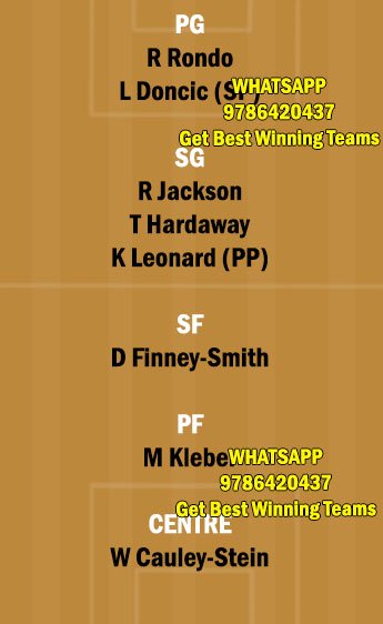 DAL vs LAC Dream11 Team fantasy Prediction NBA (2)