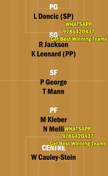 DAL vs LAC Dream11 Team fantasy Prediction NBA (3)