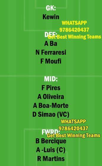 POR vs MOR Dream11 Team fantasy Prediction Portuguese League