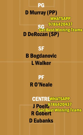 UTA vs SAS Dream11 Team fantasy Prediction NBA