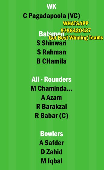 SGH vs KHTC 18th Match Dream11 Team fantasy Prediction Fancode ECS T10 Kiel