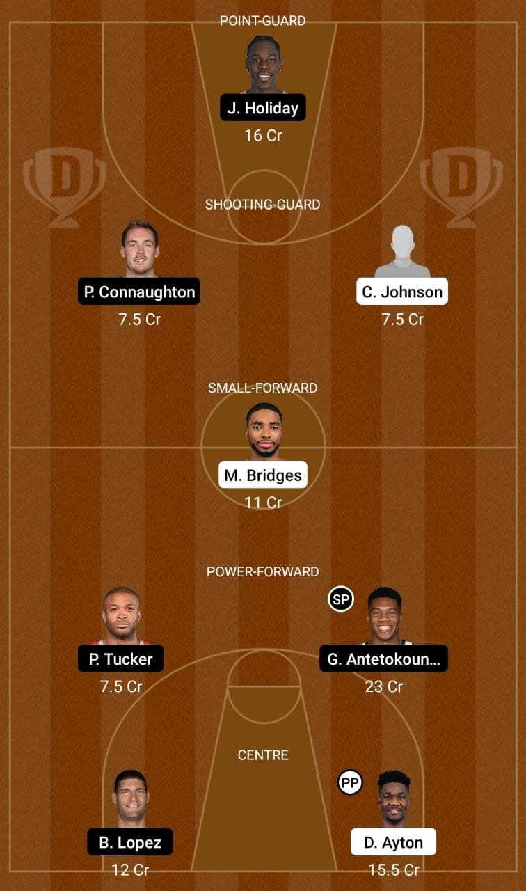 PHX vs MIL Dream11 Team fantasy Prediction NBA (2)