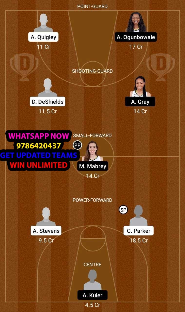 CHI vs DAL Dream11 Team fantasy Prediction WNBA