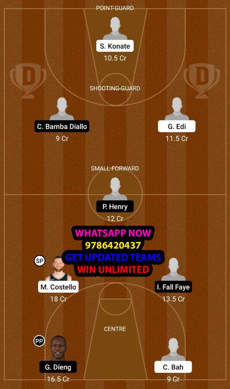 CIV vs SEN Dream11 Team fantasy Prediction AfroBasket