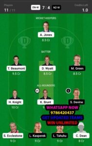 EN-W-vs-NZ-W-4th-ODI-Match-Dream11-Team-fantasy-Prediction-New-Zealand-Women-tour-of-England