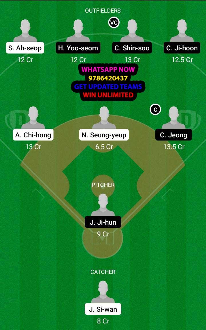 LOG vs SSL Dream11 Team fantasy Prediction KBO