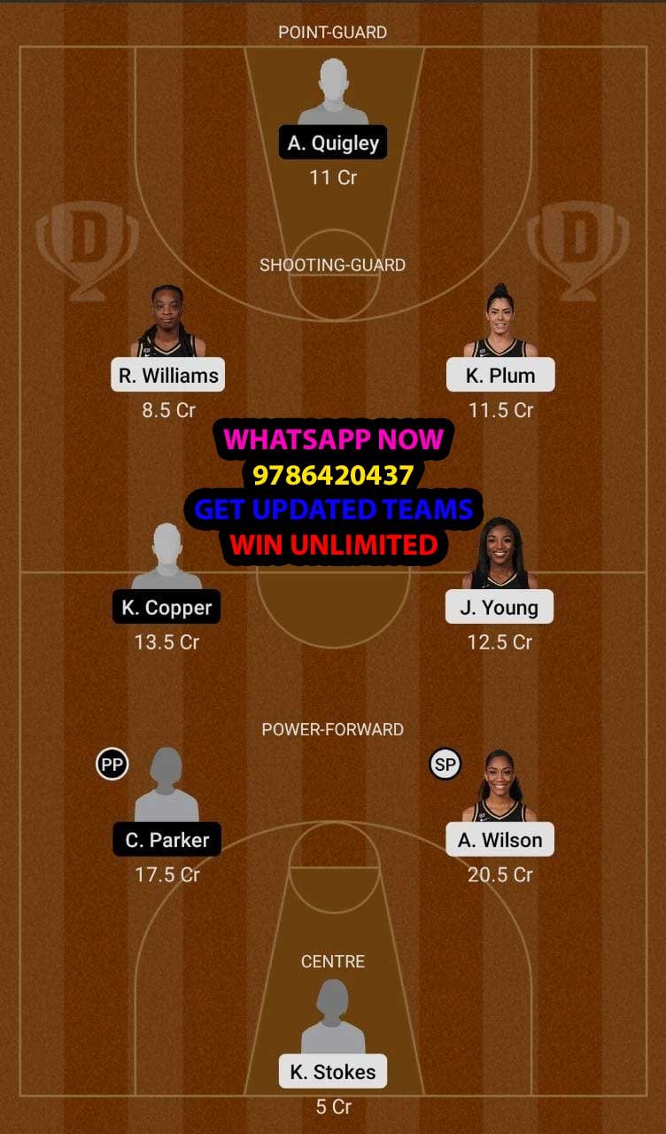 LVA vs CHI Dream11 Team fantasy Prediction WNBA