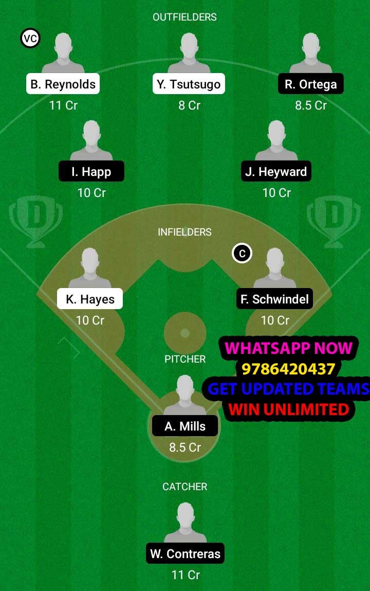 PBP vs CHC Dream11 Team fantasy Prediction MLB