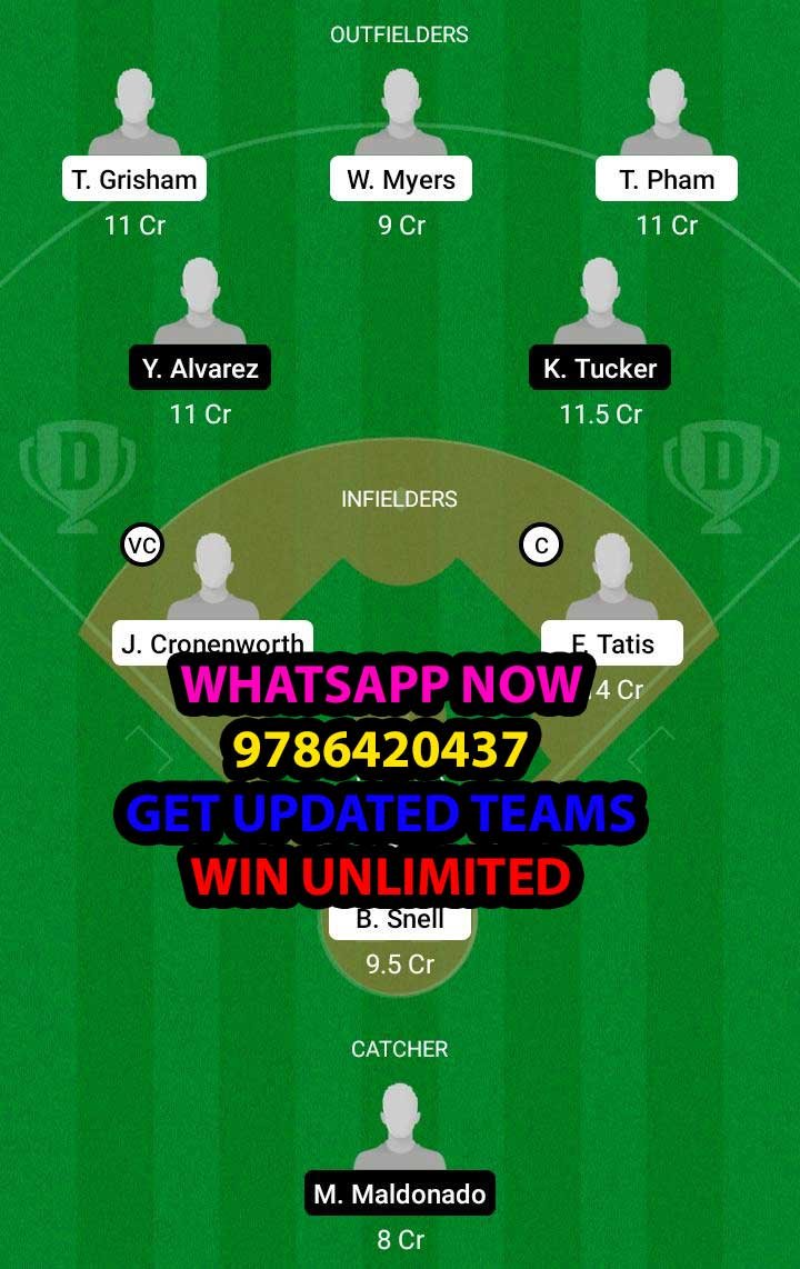 SDP vs HAS Dream11 Team fantasy Prediction MLB