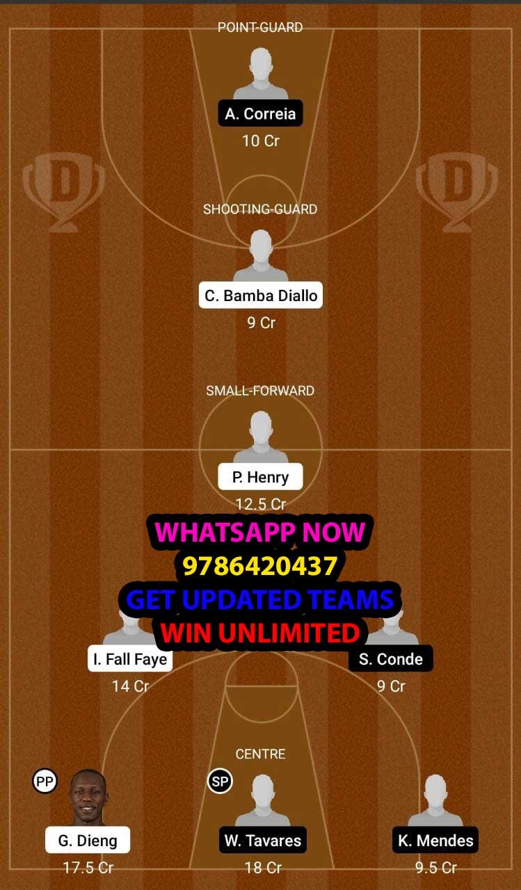 SEN vs CPV Dream11 Team fantasy Prediction AfroBasket