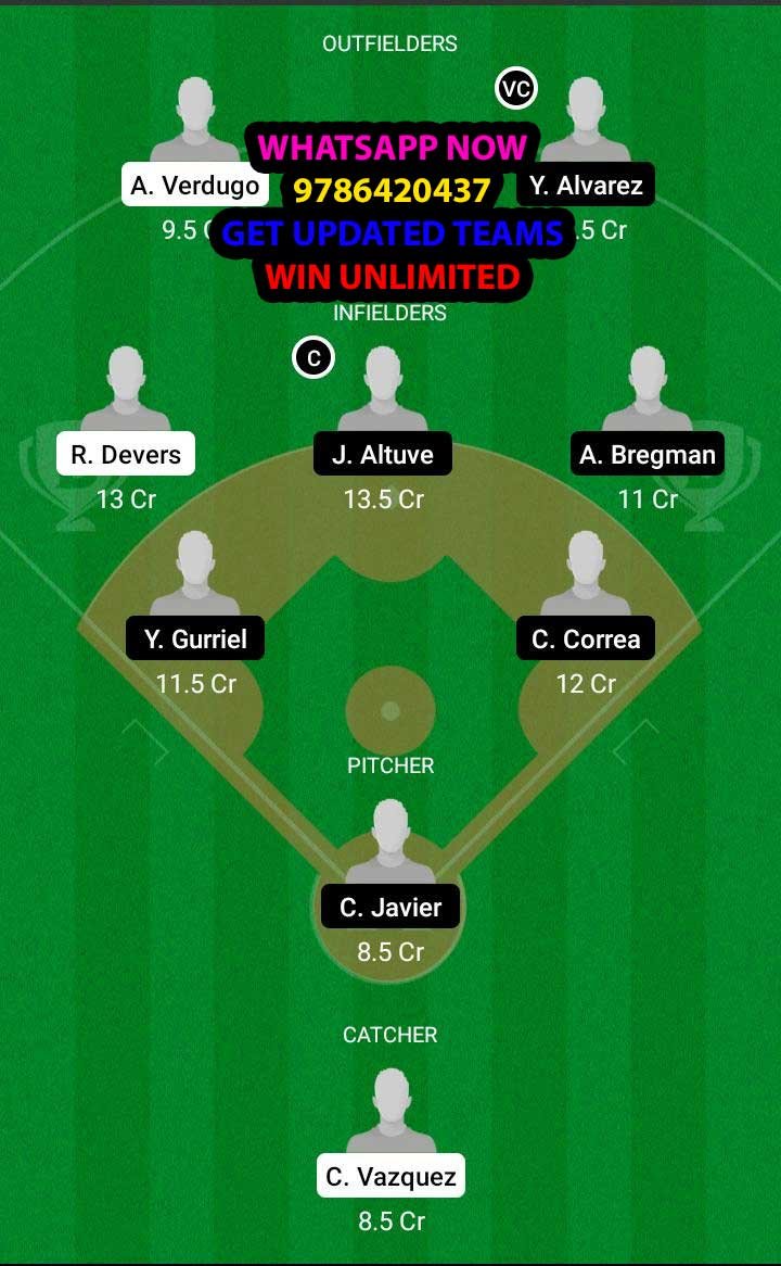 BRS vs HAS Dream11 Team fantasy Prediction MLB (2)