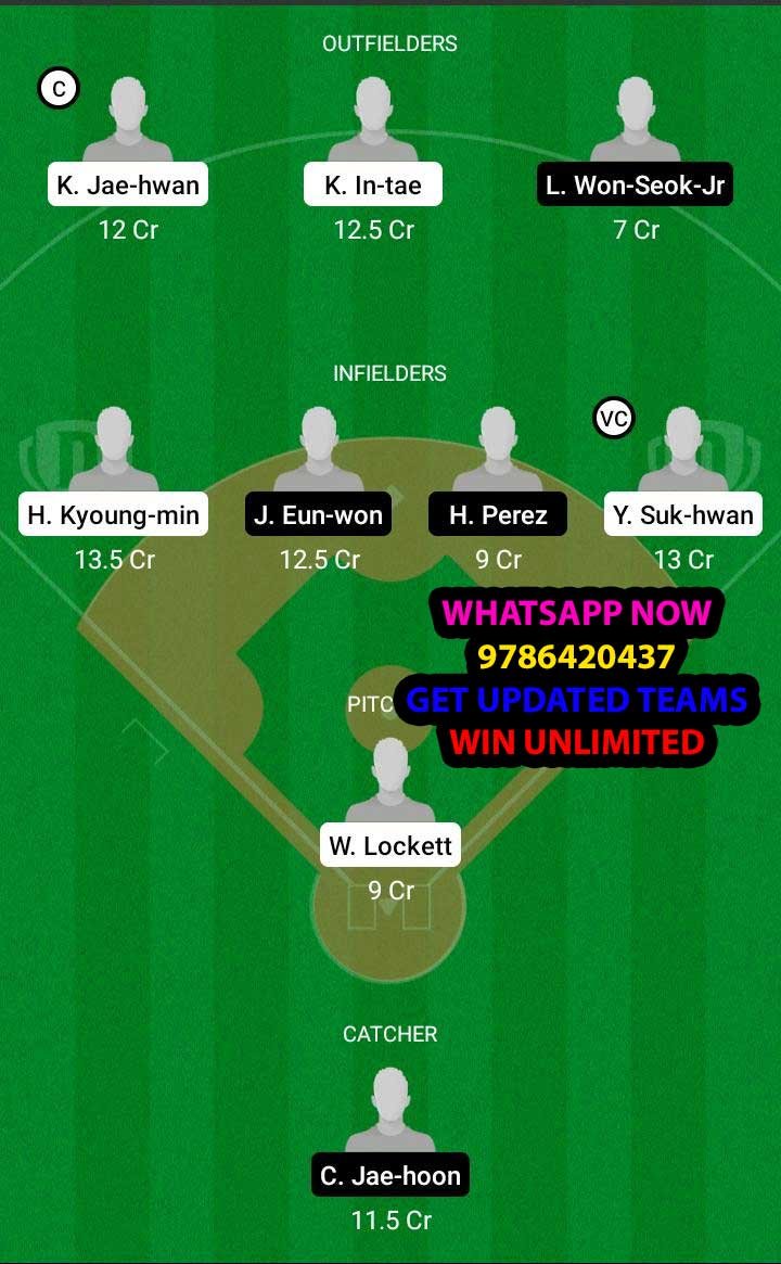 DOB vs HAE Dream11 Team fantasy Prediction KBO