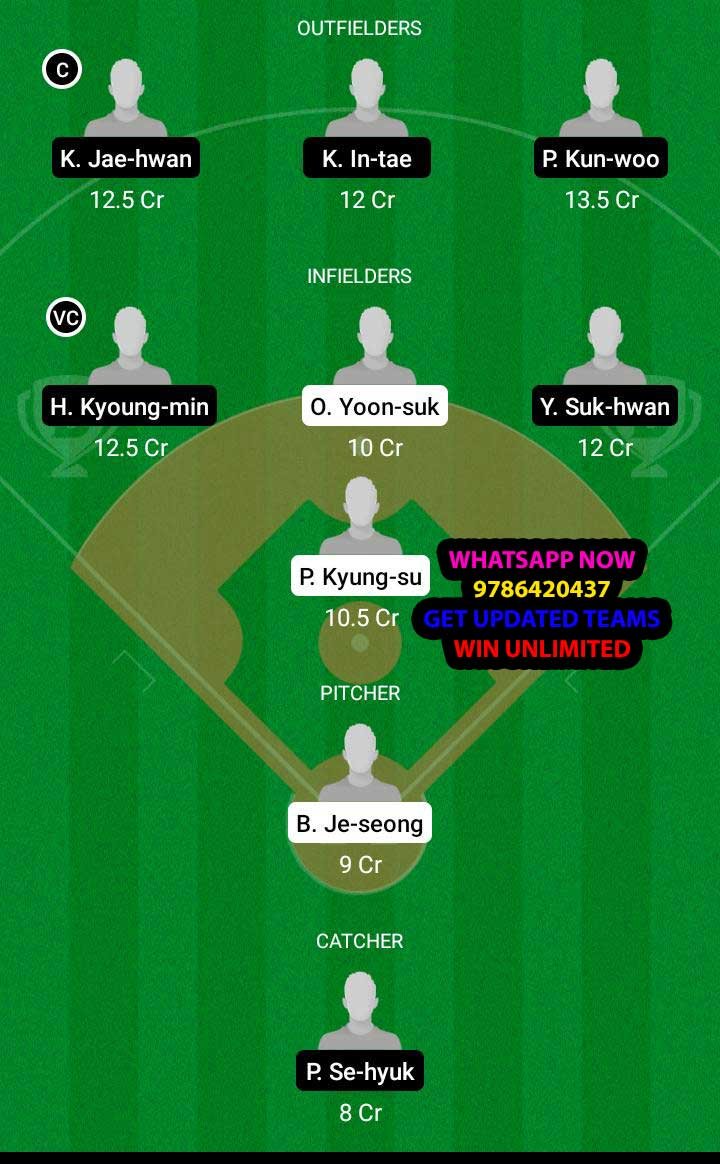 SKW vs DOB Dream 11 Fantasy Team Prediction;SK Wyverns vs. Doosan Bears  Korean Baseball League Timing, Match Preview,Streaming Details - Inside  Sport India