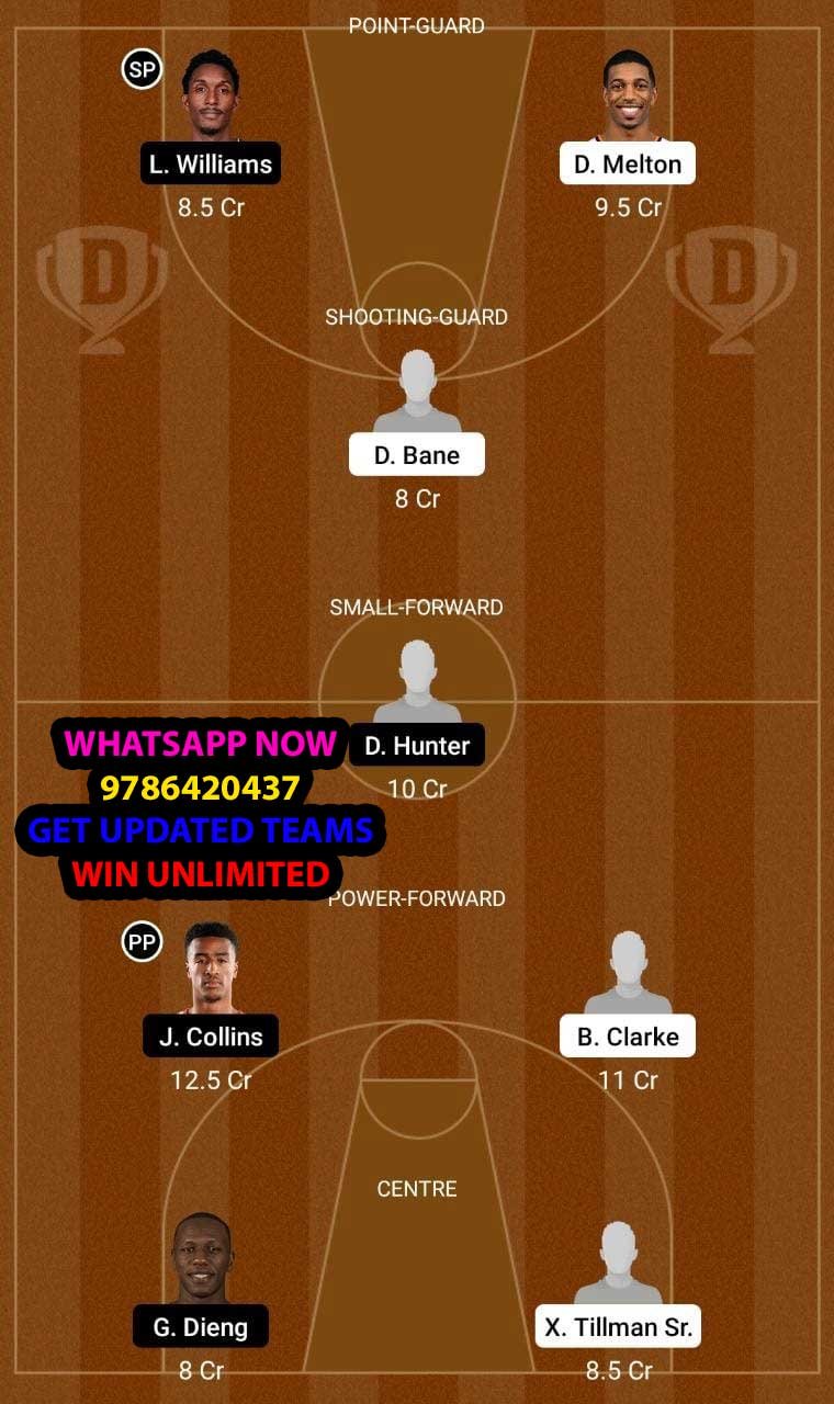 MEM vs ATL Dream11 Team fantasy Prediction NBA Preseason