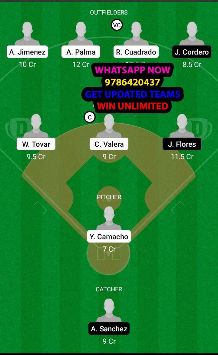 CAR vs LAR Dream11 Team fantasy Prediction Liga Venezuelan Baseball