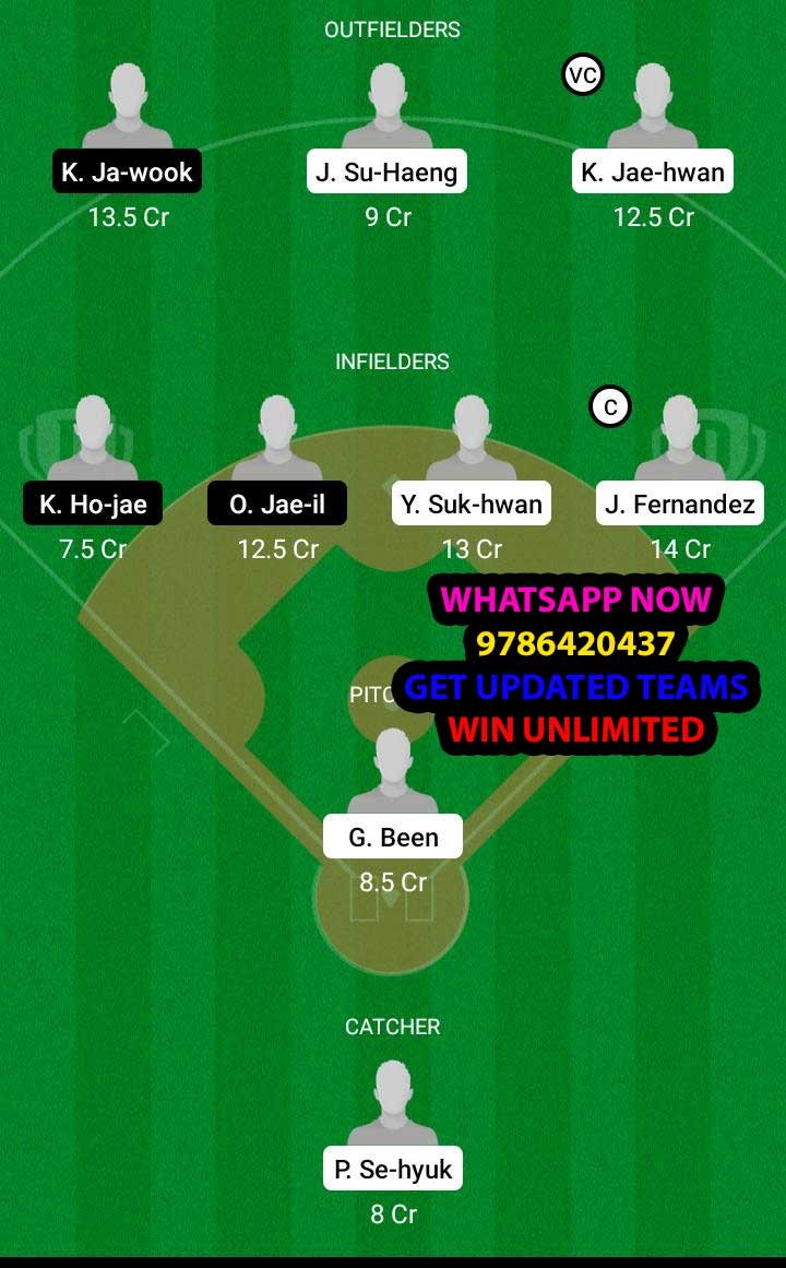 DOB vs SAL Dream11 Team fantasy Prediction KBO (3)