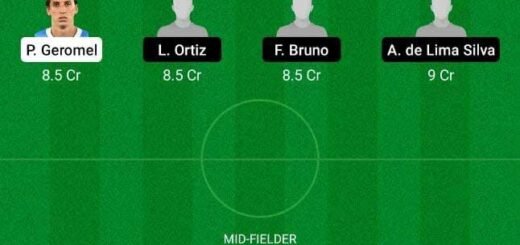 GRM vs BRGT Dream11 Team fantasy Prediction Brazilian Serie A