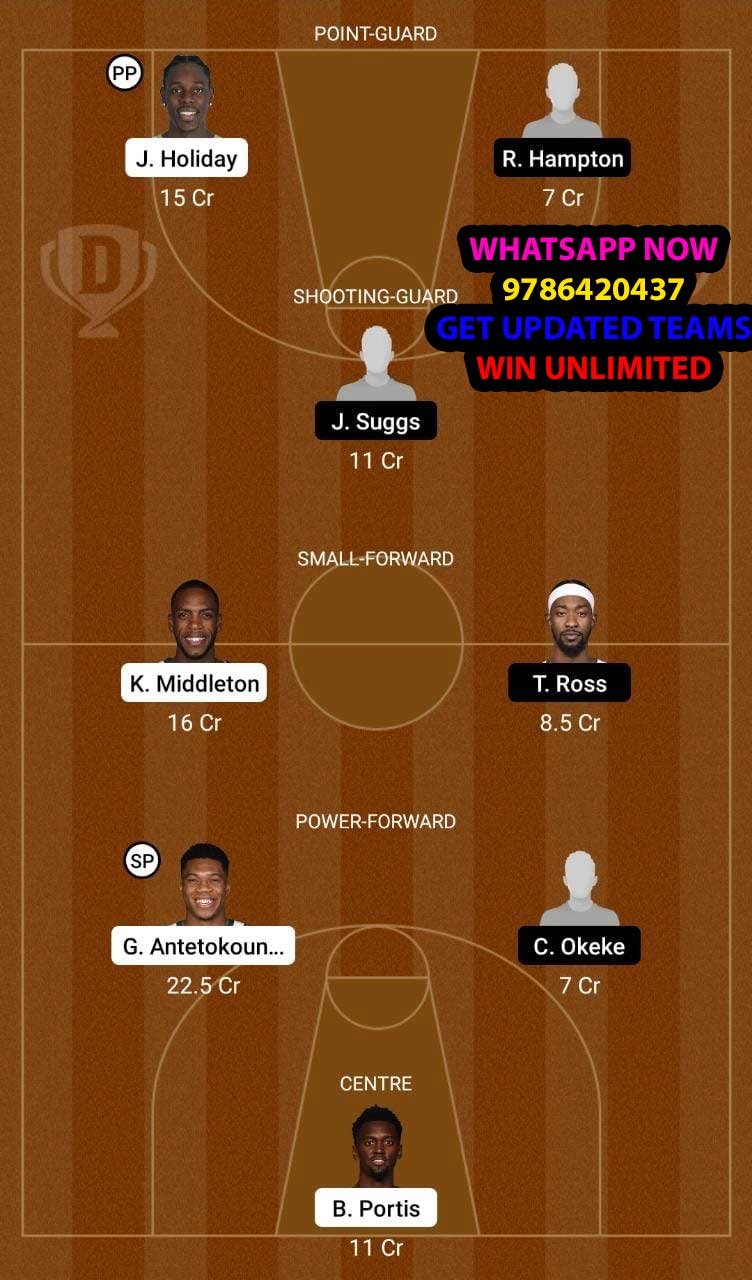 MIL vs ORL Dream11 Team fantasy Prediction NBA (2)