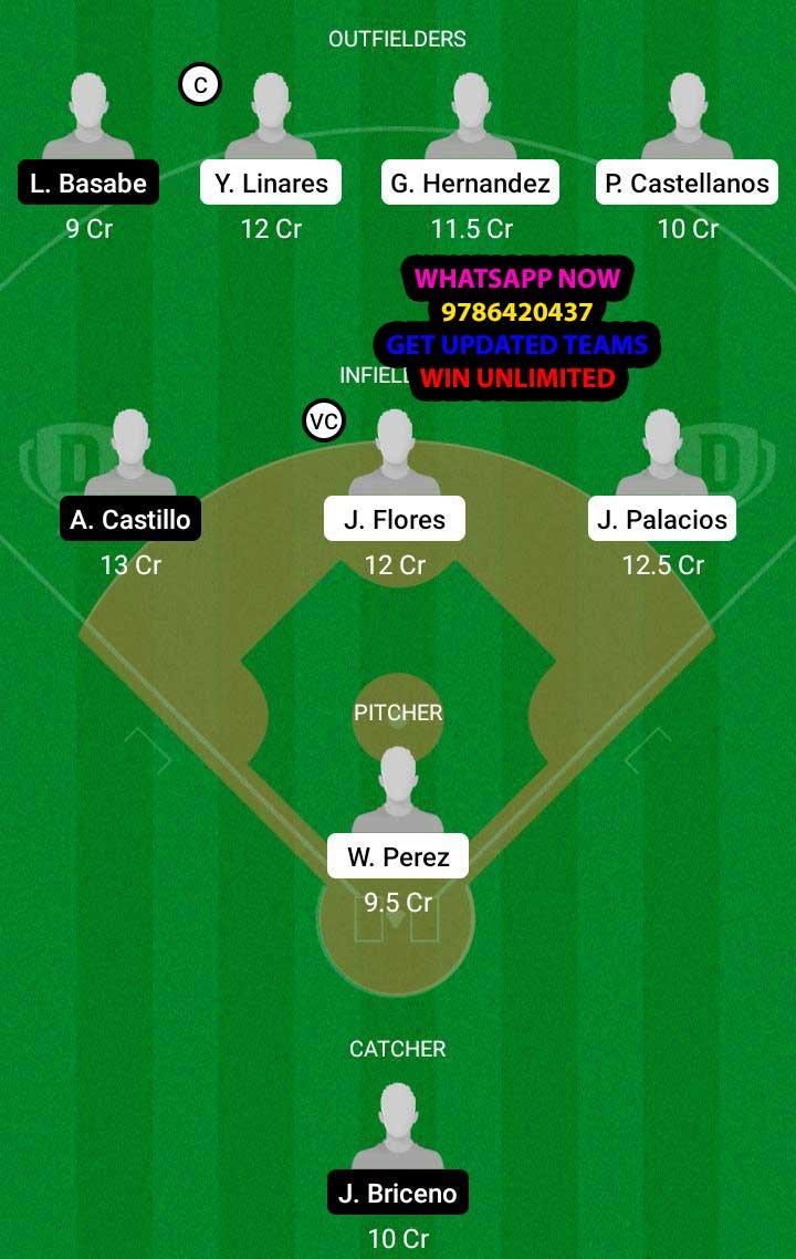 LAR vs ZUL Dream11 Team fantasy Prediction Liga Venezuelan Baseball