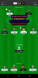 NZ vs BAN 1st Test Match Dream11 Team fantasy Prediction Bangladesh tour of New Zealand