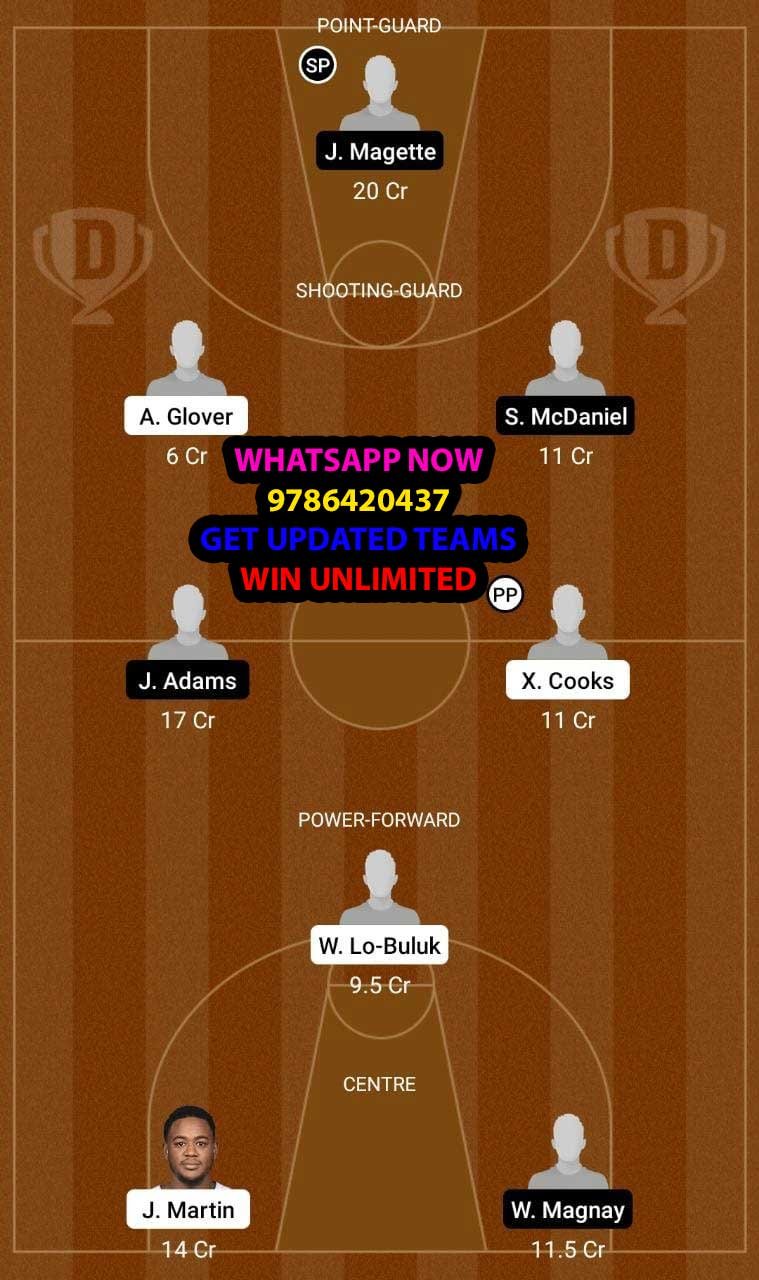 SK vs TJJ Dream11 Team fantasy Prediction NBL