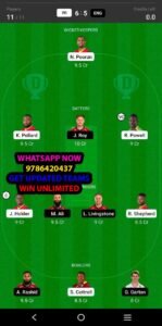 WI vs ENG Final Match Dream11 Team fantasy Prediction England tour of West Indies
