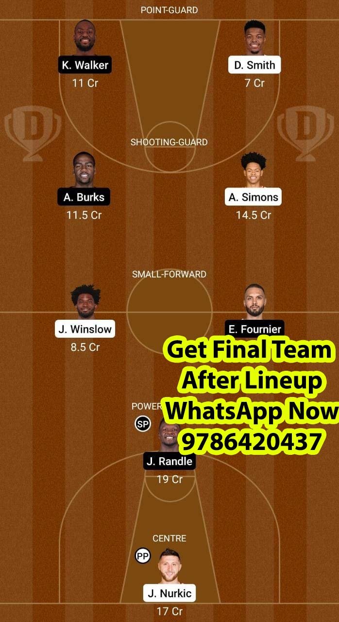 POR vs NYK Dream11 Team fantasy Prediction NBA