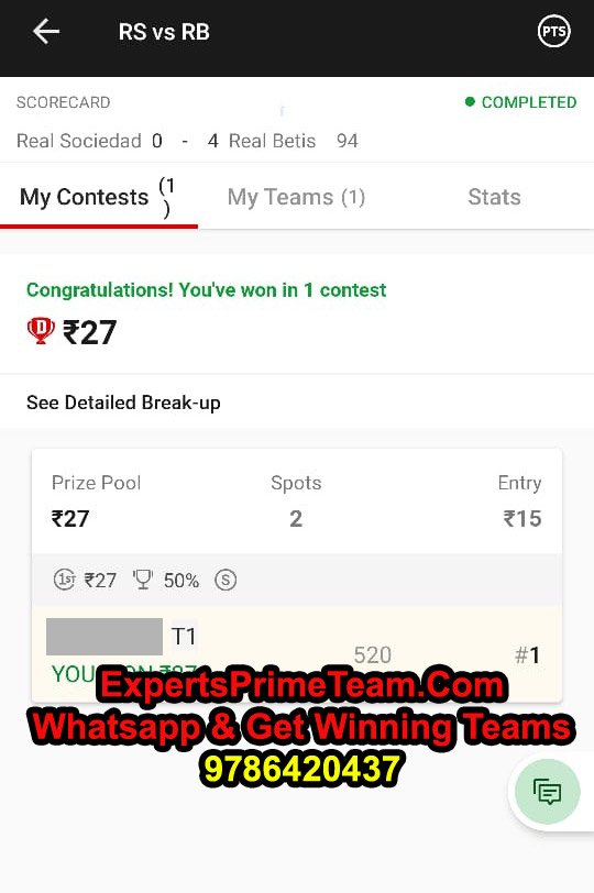 RS-VS-RB-Dream11-Result-Exp