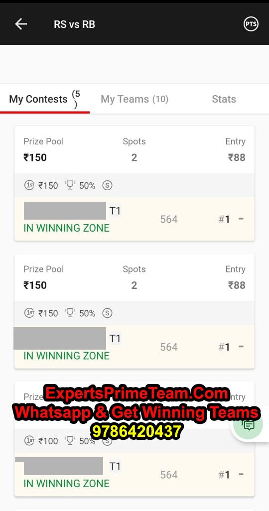 RS-VS-RB-Dream11-Result-Exp