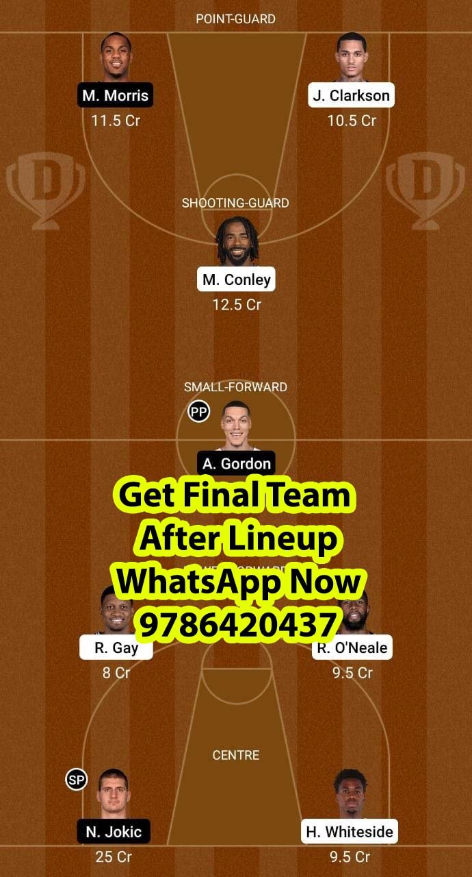 UTA vs DEN Dream11 Team fantasy Prediction NBA (2)