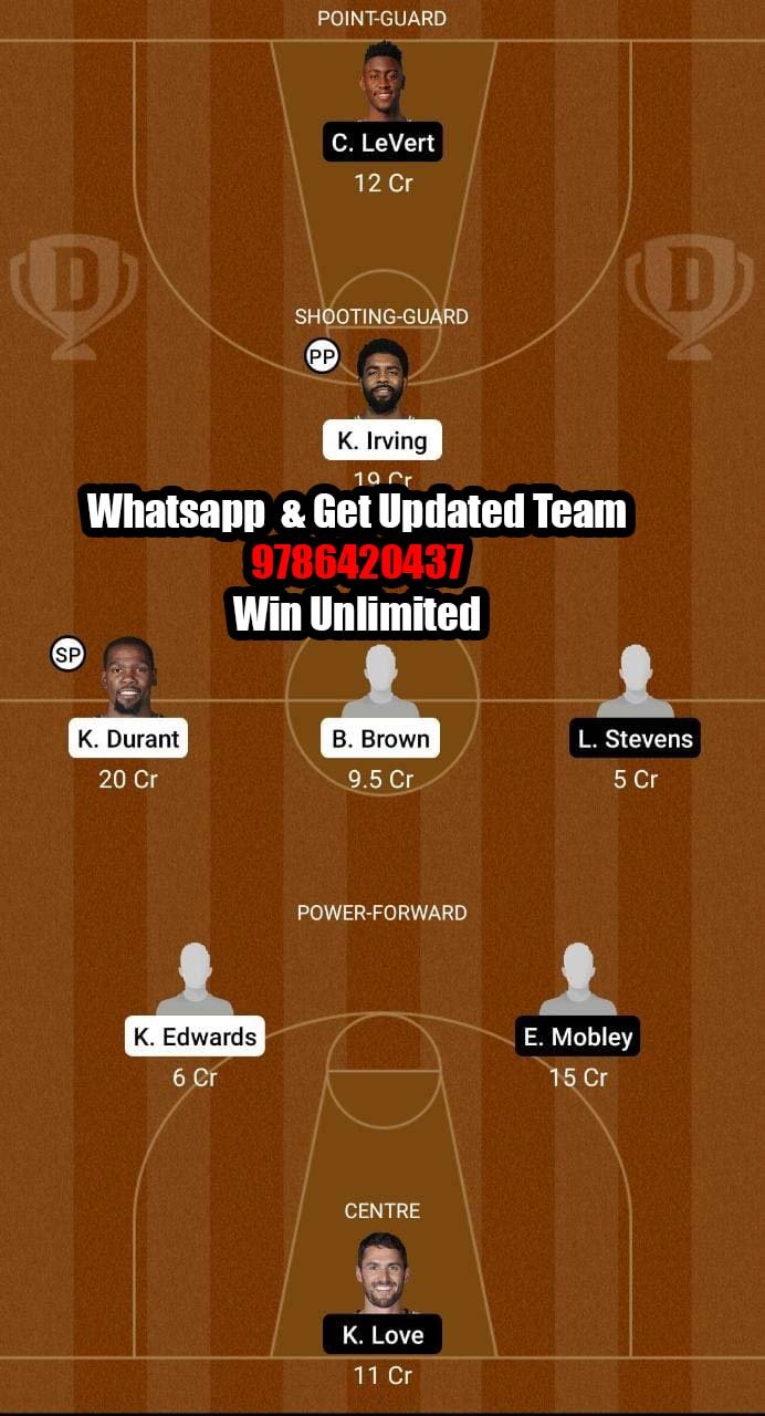 BKN vs CLE Dream11 Team fantasy Prediction NBA