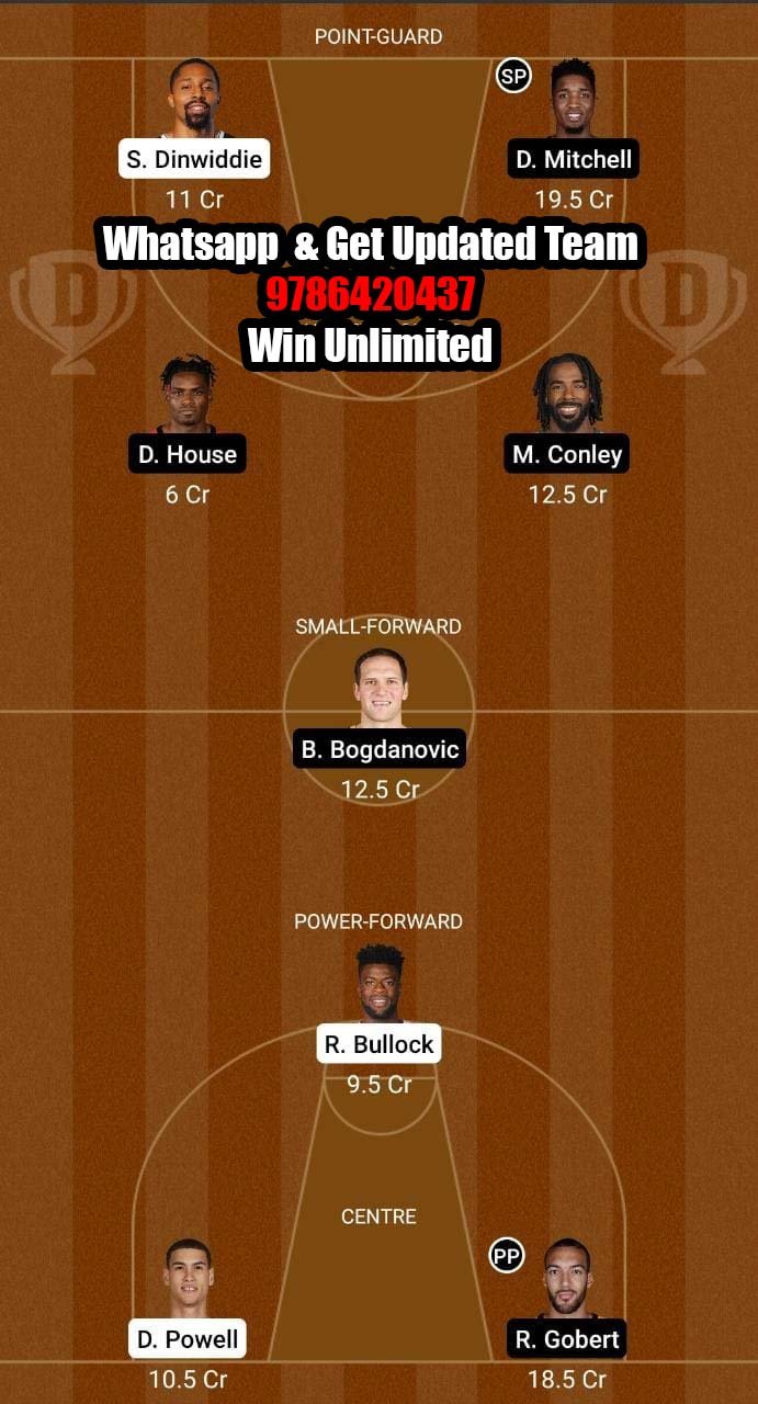 DAL vs UTA Dream11 Team fantasy Prediction NBA (3)