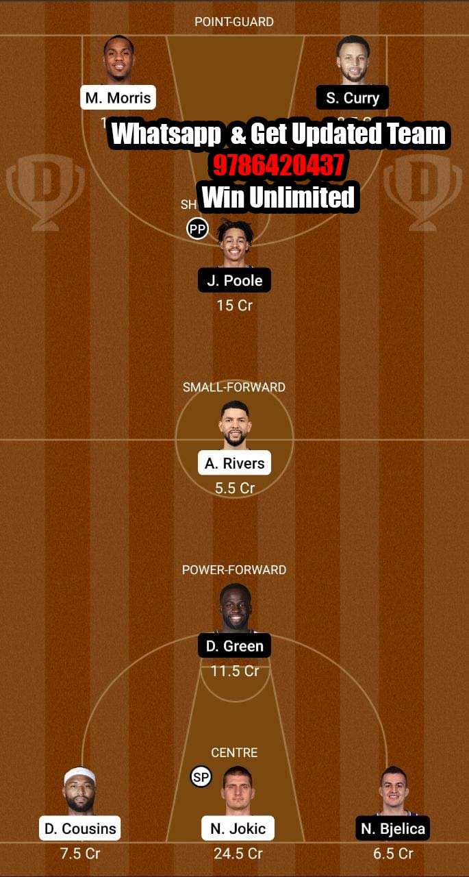 DEN vs GSW Dream11 Team fantasy Prediction NBA (3)