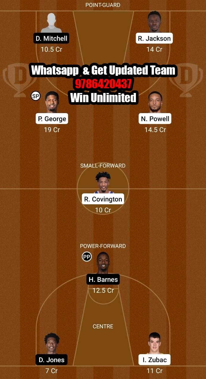 LAC vs SAC Dream11 Team fantasy Prediction NBA (2)